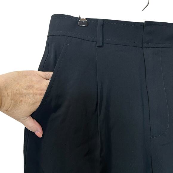 Everlane Japanese GoWeave Way-High Tapered Pant Black Women 6 NWT - Picture 9 of 14